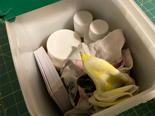 The inside of the second box