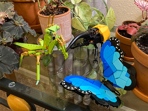 All 3 models posed off of their bases