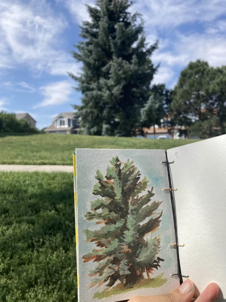 Tree painting