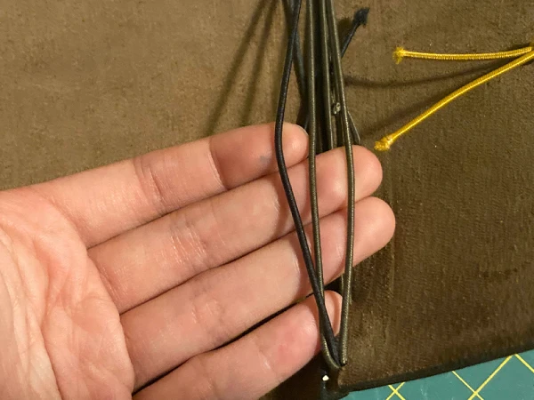 Extra elastics added into the spine