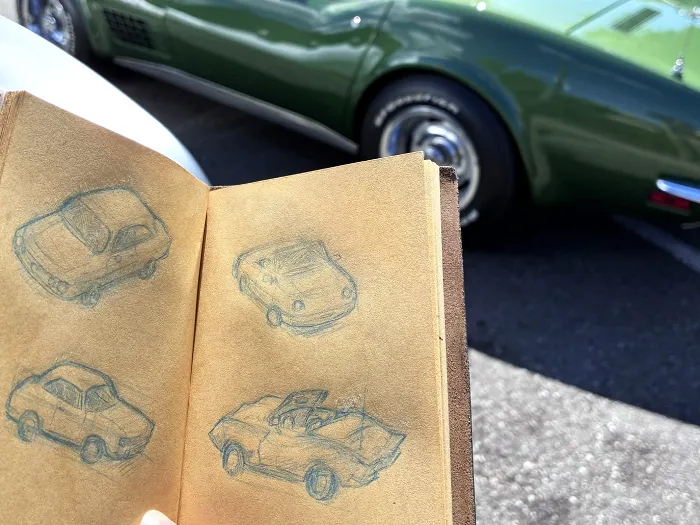 Drawings of cars