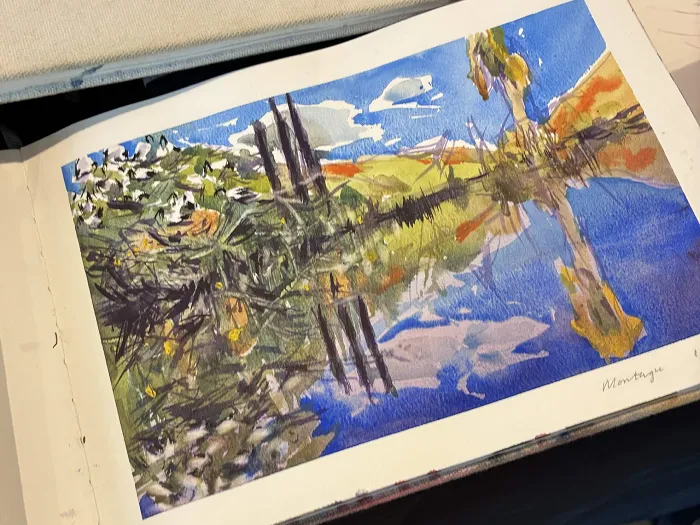 Painting by Alex Hollmann
