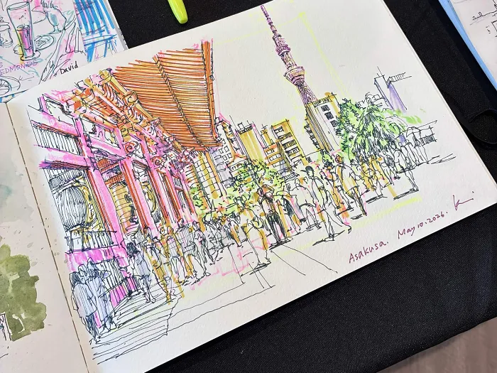 Drawing by Kumi Matsukawa